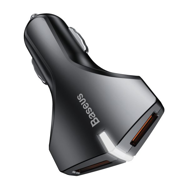 Baseus Small Rocket QC3.0 Dual-USB Car Charger